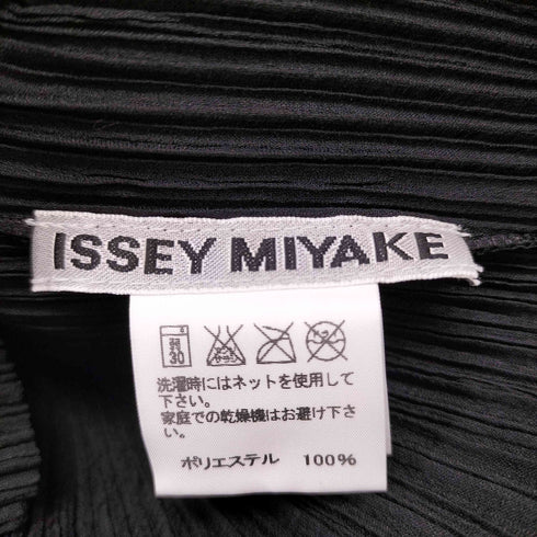 イッセイミヤケ ISSEY MIYAKE 12SS 銀タグ プリーツ S/S Tシャツ カットソー レディース JPN:2
