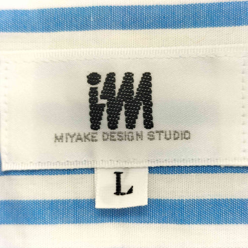 アイムイッセイミヤケ im ISSEY MIYAKE 90S S/S ストライプ シャツ メンズ import:L