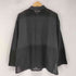 イッセイミヤケペルマネンテ ISSEY MIYAKE PERMANENTE 90S 96AW パネルチェック シアー スキッパー シャツ レディース JPN:M