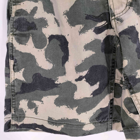 グラミチ GRAMICCI G-SHORTS カモ柄ジップショーツ メンズ JPN:S