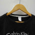 カルバンクライン CALVIN KLEIN ロゴ クロップド S/S Tシャツ ピチT レディース import:M