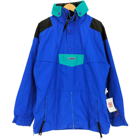 コロンビアスポーツウェア Columbia Sportswear 90s 袖 企業ロゴ 刺繍 アノラックパーカー メンズ