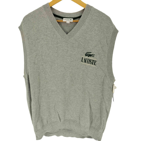 ラコステ LACOSTE RELAXED FIT クラシックVネックニットベスト メンズ import:L