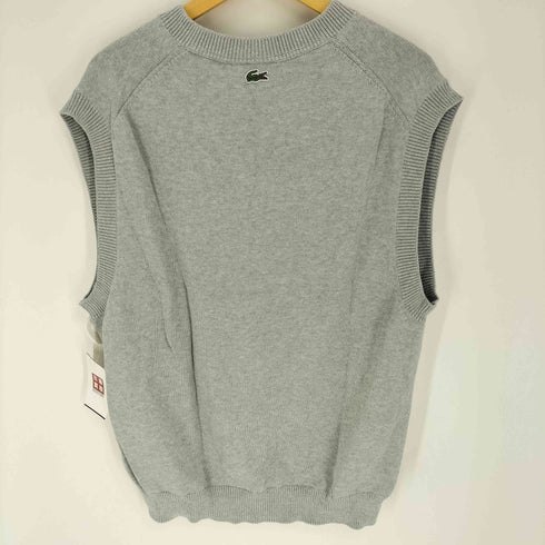 ラコステ LACOSTE RELAXED FIT クラシックVネックニットベスト メンズ import:L