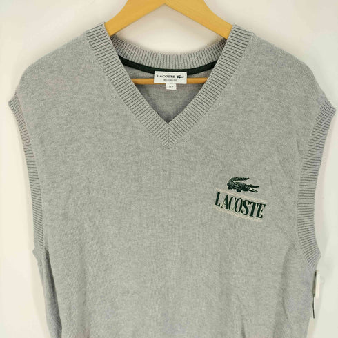 ラコステ LACOSTE RELAXED FIT クラシックVネックニットベスト メンズ import:L