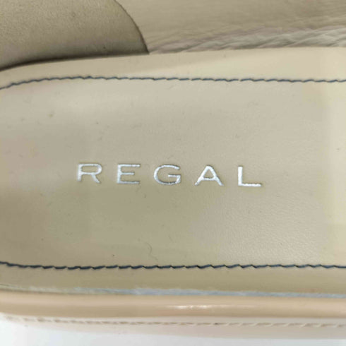 リーガル REGAL エナメル フラット ポインテッドトゥ ビット ローファー レディース JPN:24