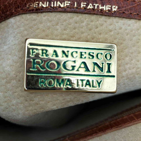 FRANCESCO ROGANI イタリア製 2way クロコ型押し ショルダーバック レディース