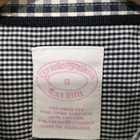 ブルックスブラザーズ BROOKS BROTHERS S/S チェック シャツ レディース JPN:0