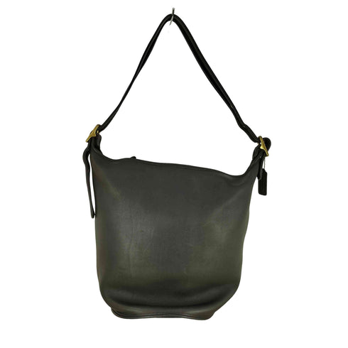 コーチ COACH 90s USA製 OLD COACH レザー バケツ型 ショルダーバッグ メンズ
