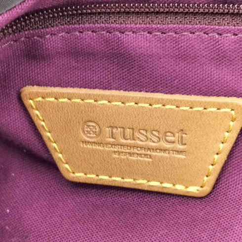 ラシット russet 2WAY モノグラム柄 ナイロン ハンドバッグ レディース