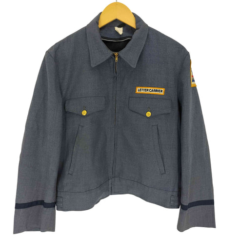 50~70S U.S MAIL LETTER CARRIER UNIFORM 棒TALONジップ ポストマンジャケット メンズ US:40