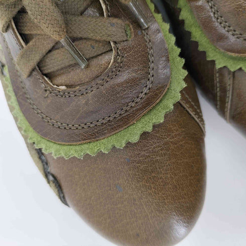 プーマ PUMA RUDOLF DASSLER イタリア製 スエード レザースニーカー レディース JPN:24