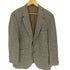 スタッフォード STAFFORD 80S USA製 Harris Tweed 100%ウール 胡桃ボタン チェック柄 2B テーラードジャケット メンズ