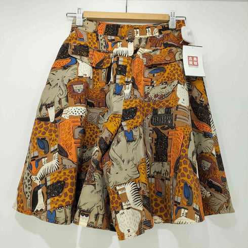 クリスチャンディオール Christian Dior SPORTS 80-90s アニマル柄 ショーツ ハーフパンツ バミューダパンツ レディース import:L