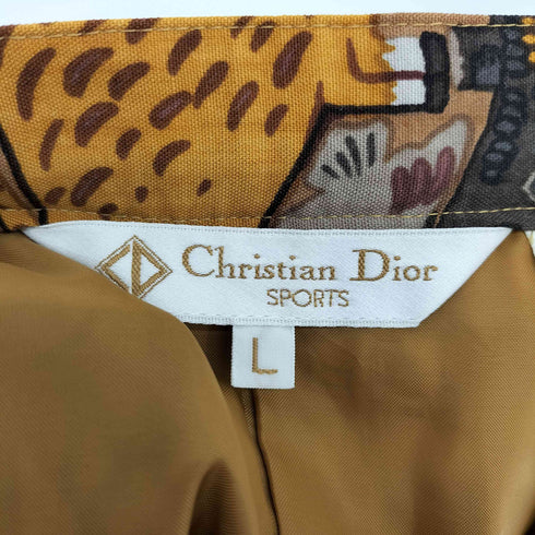 クリスチャンディオール Christian Dior SPORTS 80-90s アニマル柄 ショーツ ハーフパンツ バミューダパンツ レディース import:L