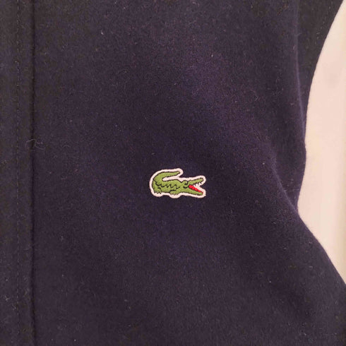 ラコステライブ Lacoste Live 袖レザー切替バーシティジャケット スタジャン メンズ JPN:46