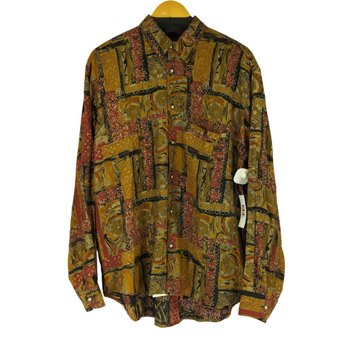 80S at all Hazards 総柄 L/S シャツ メンズ
