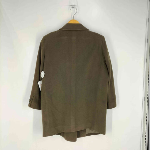 カシミヤ100% ダブルテーラードジャケット レディース 11