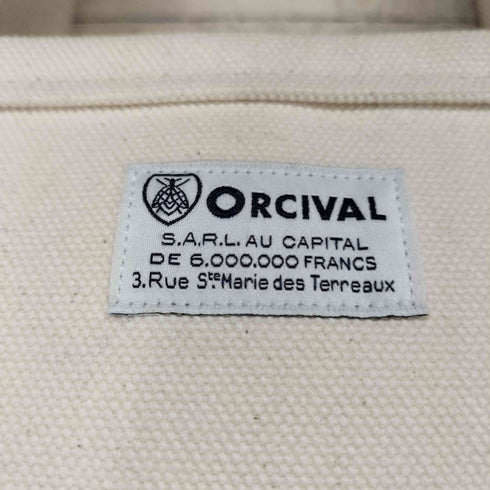 オーシバル ORCIVAL MADE IN JAPAN バイカラー キャンバスミニトートバッグ レディース