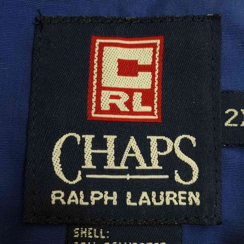 チャップスラルフローレン CHAPS RALPH LAUREN 90S~00S マルチカラー ナイロンパーカー メンズ 2XLT