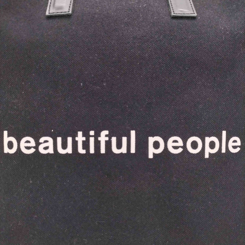 ビューティフルピープル beautiful people キャンバスロゴトートバッグ レディース