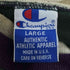 チャンピオン Champion 90S USA製 スクリプトロゴ刺繍 リブライン クルーネックスウェット メンズ import:L