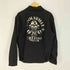 ディッキーズ Dickies メキシコ製 KOOLS VILLE TATTO PARLOR コラボ ロゴプリント ジップアップ ワークジャケット メンズ import:M