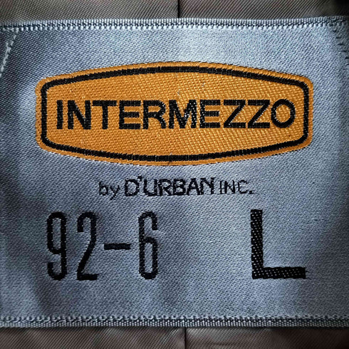 インターメッツォ INTERMEZZO ツートン ジップブルゾン メンズ import:L
