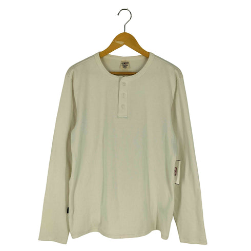 アヴィレックス AVIREX TERECO HENRY NECK LONG SLEEVE T-SHIRT メンズ JPN:XL