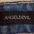 ANGELDEVIL ダメージ加工 ジップデニム メンズ 38inch