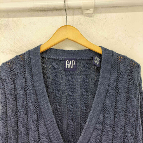 ギャップ Gap 00S OLD ラミーコットンケーブルカーディガン メンズ import:S