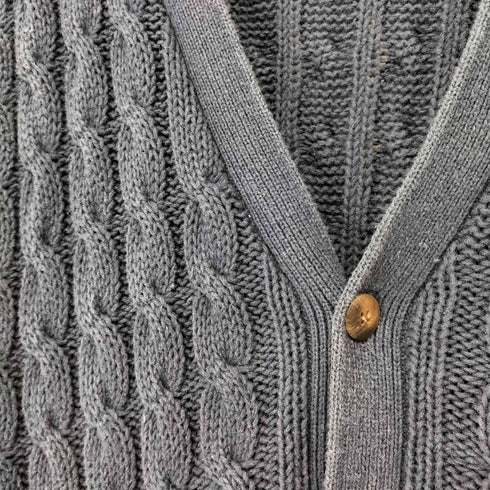 ギャップ Gap 00S OLD ラミーコットンケーブルカーディガン メンズ import:S
