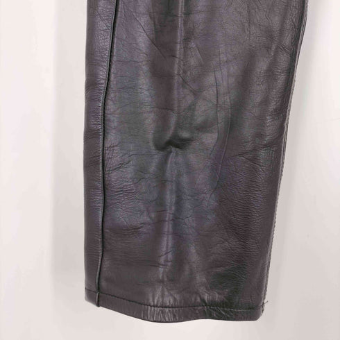 リューグーレザーズ Liugoo Leathers 本革 タイトフィット5ポケットストレートパンツ メンズ 38inch
