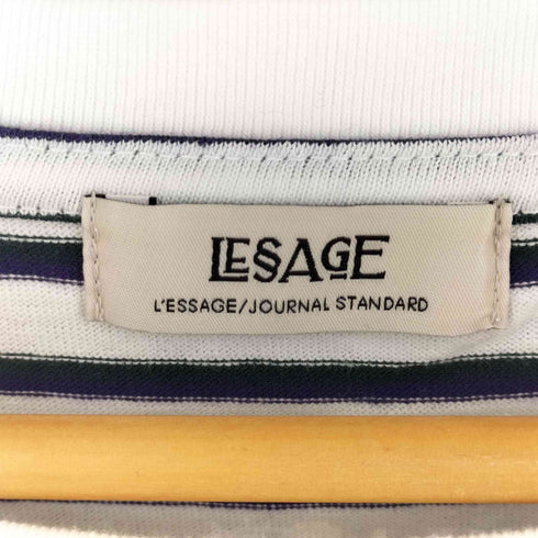 ジャーナルスタンダードレサージュ JOURNAL STANDARD Lessage S/S ボーダーカットソー レディース FREE