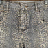 TRINITE STUDIO Leopard Print Distressed Denim Wide-Leg Pants レオパード プリント ワイドレッグパンツ レディース JPN:S