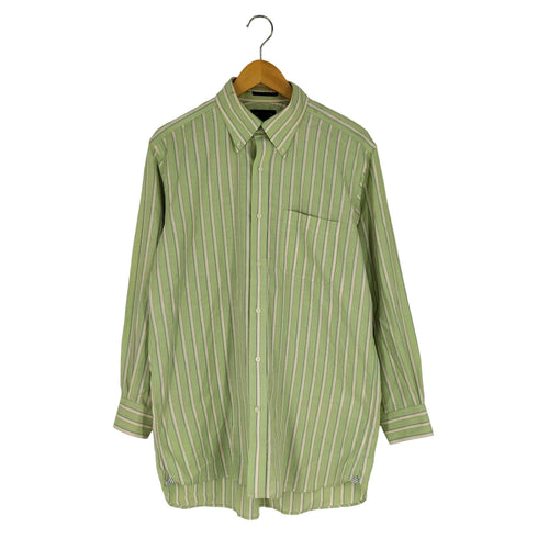 ランズエンド LANDS END ストライプ コットン L/S B.D シャツ メンズ 43-84