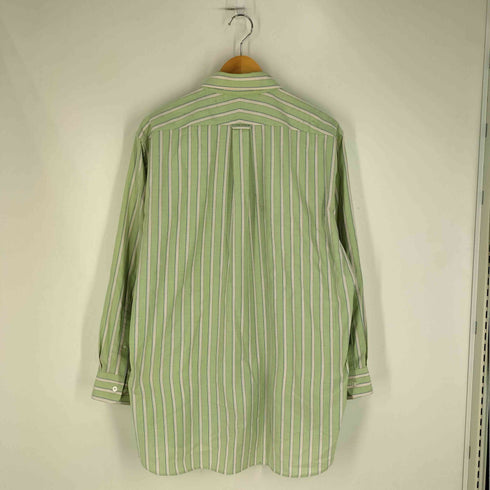 ランズエンド LANDS END ストライプ コットン L/S B.D シャツ メンズ 43-84