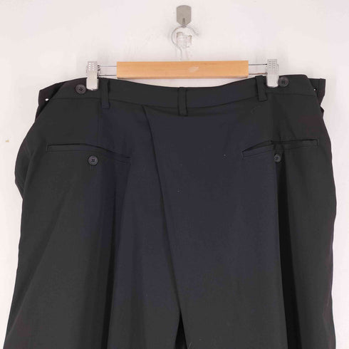 ヨウジヤマモトプールオム Yohji Yamamoto POUR HOMME 24AW WOOL GABARDINE STANDARD HAKAMA PANTS レディース JPN:3