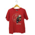 フロントプリント クルーネックTシャツ カットソー メンズ