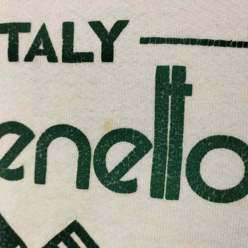 ユナイテッドカラーズオブベネトン UNITED COLORS OF BENETTON ラバープリント ラグランスウェット メンズ