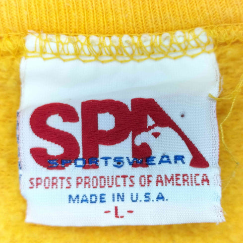 SPA SPORTSWEAR USA製 カレッジスウェット メンズ JPN:L