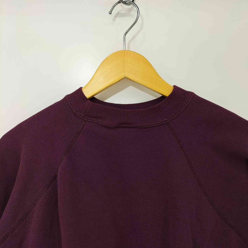 ヘインズ Hanes 90s USA製 ラグラン ブランク 無地 クルーネック スウェット メンズ import:L