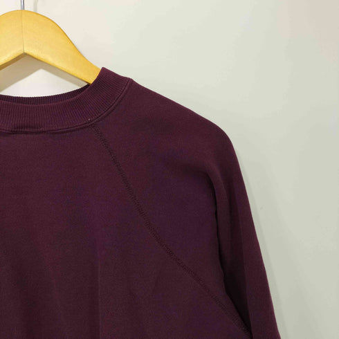 ヘインズ Hanes 90s USA製 ラグラン ブランク 無地 クルーネック スウェット メンズ import:L