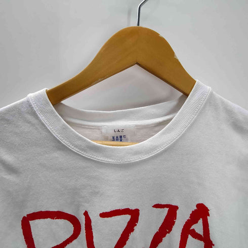 ビームス BEAMS TOKYO CULTUART by BEAMS しんご PIZZA ピザ プリント S/S Tシャツ メンズ JPN:XL
