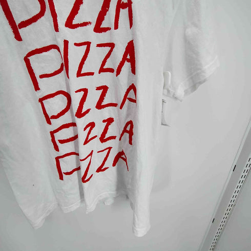 ビームス BEAMS TOKYO CULTUART by BEAMS しんご PIZZA ピザ プリント S/S Tシャツ メンズ JPN:XL