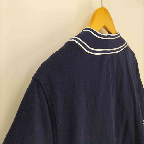 ギャップ Gap 24AW ブランドロゴ刺繍 ベースボール シャツ メンズ JPN:S