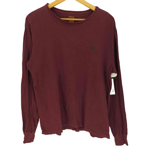 ポロラルフローレン POLO RALPH LAUREN ポニー刺繍 クルーネック ロングスリーブTシャツ メンズ import:L