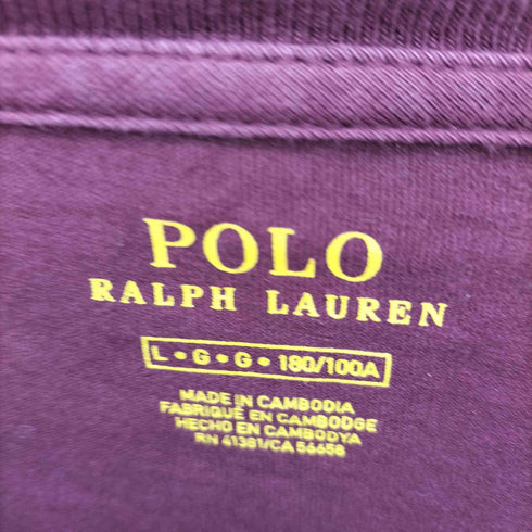 ポロラルフローレン POLO RALPH LAUREN ポニー刺繍 クルーネック ロングスリーブTシャツ メンズ import:L