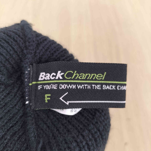 バックチャンネル Back Channel USA製 刺繍ニット帽 メンズ FREE