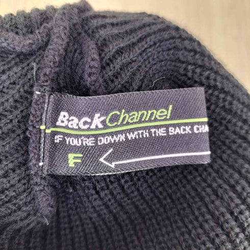バックチャンネル Back Channel USA製 刺繍ニット帽 メンズ FREE